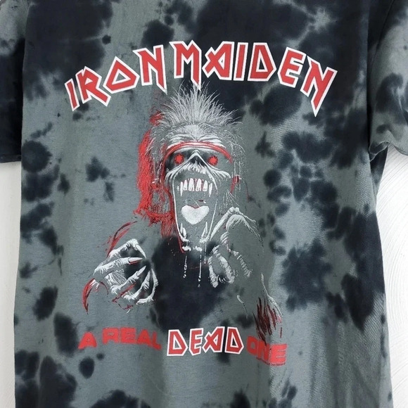 Iron Maiden Tie dye Graphic Tee Unisex S/M - Picture 2 of 7
